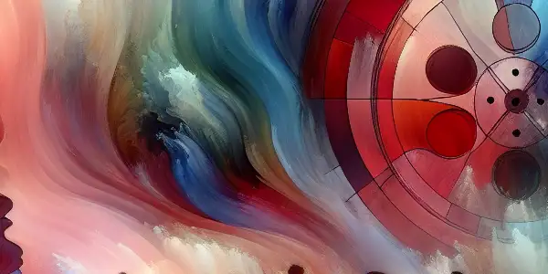 A vibrant exploration of emotional expression through color, inspired by adult film aesthetics and Japanese AV cinema.