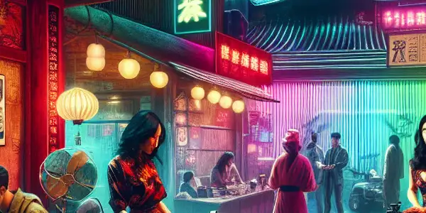 A vibrant underground film set in Taipei, blending Eastern and Western adult entertainment elements with diverse characters.