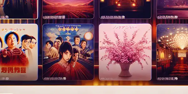 A modern digital platform interface for adult film enthusiasts, featuring vibrant thumbnails and user interactions.